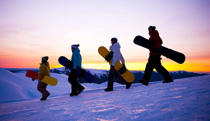 10 bienfaits du snowboard pour la santé