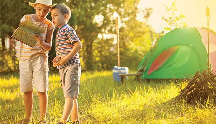 15 activités de camping pour les enfants