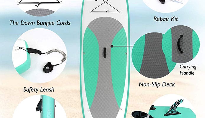 SereneLife gonflable Paddle Board Review