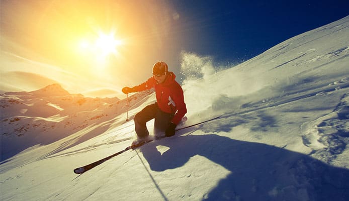 Comment se relever après une chute en ski