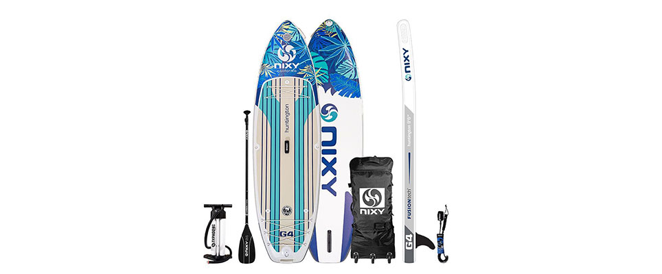 NIXY 9'6″ Huntington G4 Adventure Gonflable Stand Up Paddle Board Examen