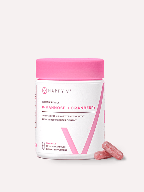 happy v D-Mannose + Cranberry