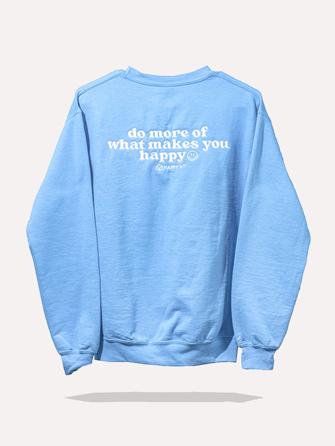 happy v Crewneck Sweatshirt